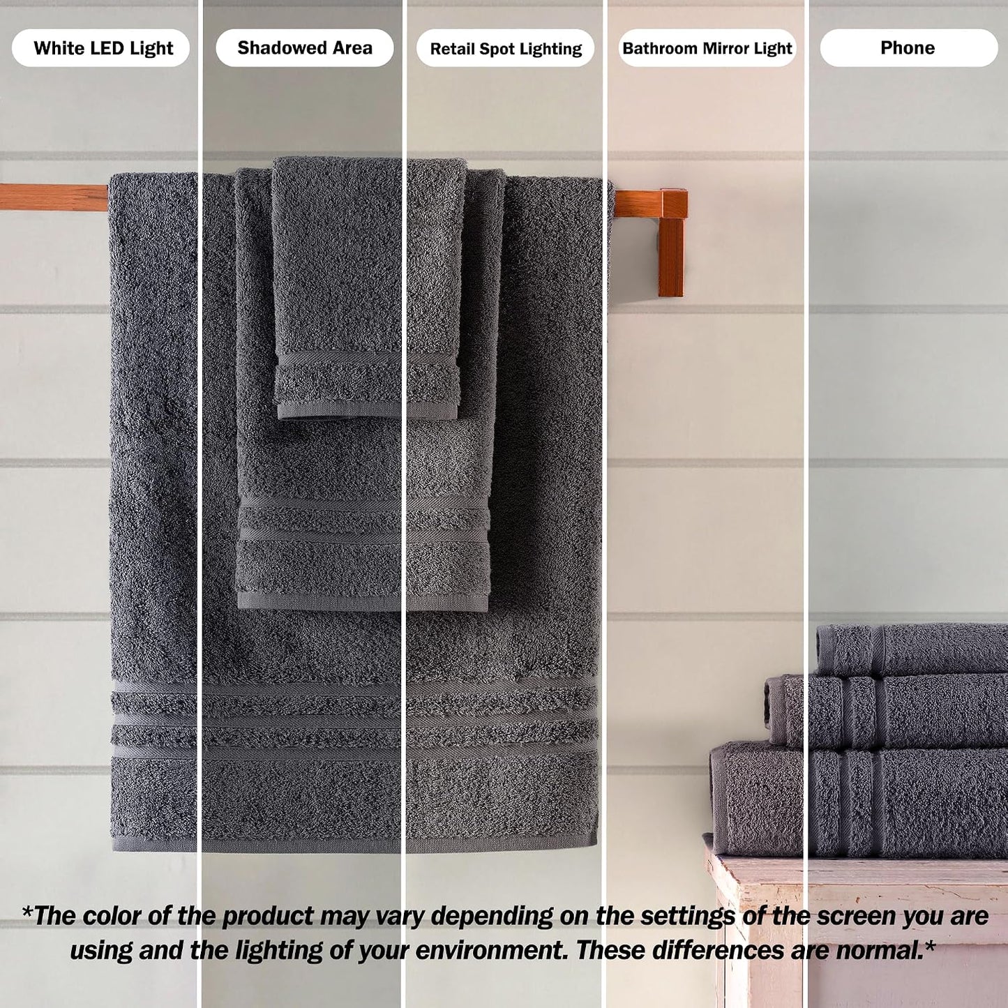 Washcloth Linen Set Premium Original Turkish Cotton, Hotel Quality for Maximum Softness & Absorbency for Face, Hand, Kitchen & Cleaning (Yellow, Washcloth Set)
