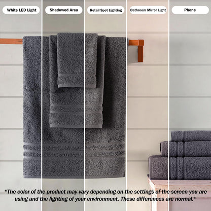 Washcloth Linen Set Premium Original Turkish Cotton, Hotel Quality for Maximum Softness & Absorbency for Face, Hand, Kitchen & Cleaning (Yellow, Washcloth Set)