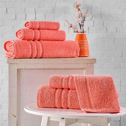 Washcloth Linen Set Premium Original Turkish Cotton, Hotel Quality for Maximum Softness & Absorbency for Face, Hand, Kitchen & Cleaning (Yellow, Washcloth Set)
