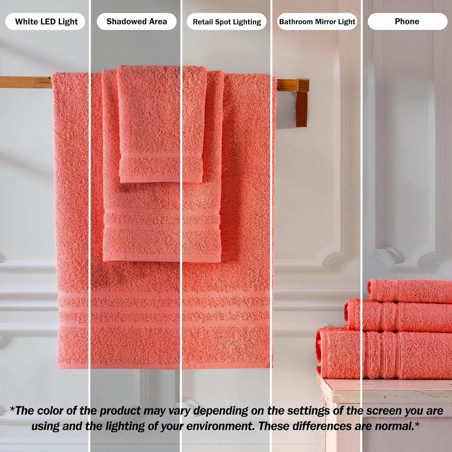 Washcloth Linen Set Premium Original Turkish Cotton, Hotel Quality for Maximum Softness & Absorbency for Face, Hand, Kitchen & Cleaning (Yellow, Washcloth Set)