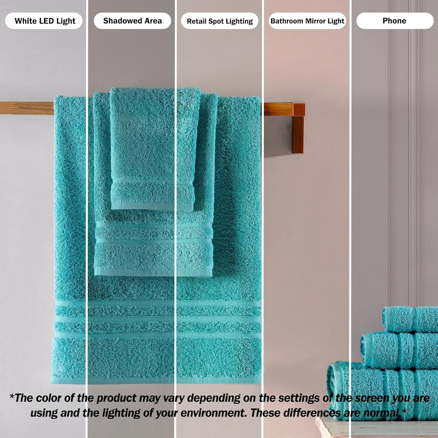Washcloth Linen Set Premium Original Turkish Cotton, Hotel Quality for Maximum Softness & Absorbency for Face, Hand, Kitchen & Cleaning (Yellow, Washcloth Set)