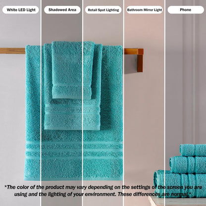 Washcloth Linen Set Premium Original Turkish Cotton, Hotel Quality for Maximum Softness & Absorbency for Face, Hand, Kitchen & Cleaning (Yellow, Washcloth Set)