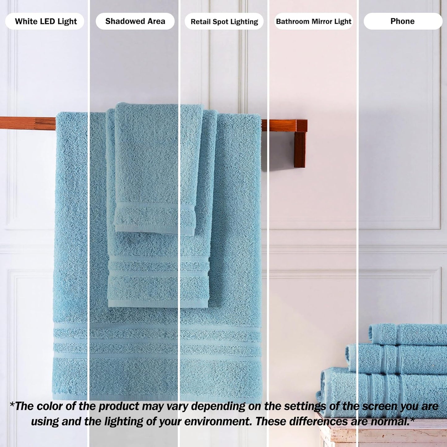 Washcloth Linen Set Premium Original Turkish Cotton, Hotel Quality for Maximum Softness & Absorbency for Face, Hand, Kitchen & Cleaning (Yellow, Washcloth Set)