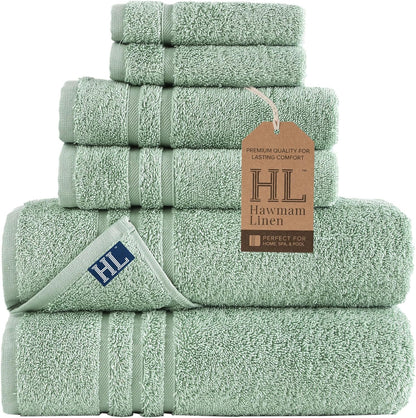 Washcloth Linen Set Premium Original Turkish Cotton, Hotel Quality for Maximum Softness & Absorbency for Face, Hand, Kitchen & Cleaning (Yellow, Washcloth Set)