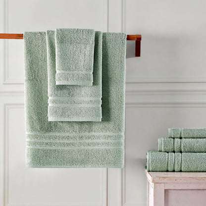 Washcloth Linen Set Premium Original Turkish Cotton, Hotel Quality for Maximum Softness & Absorbency for Face, Hand, Kitchen & Cleaning (Yellow, Washcloth Set)