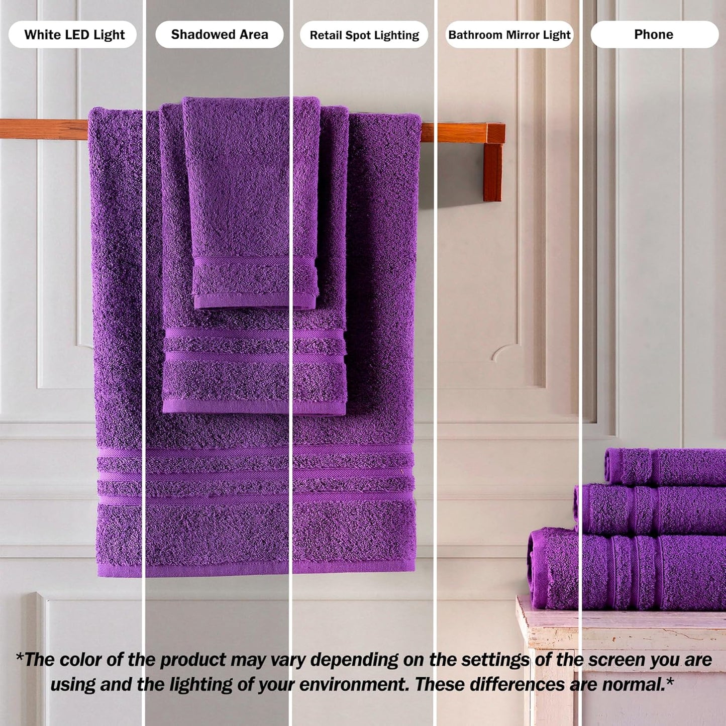 Washcloth Linen Set Premium Original Turkish Cotton, Hotel Quality for Maximum Softness & Absorbency for Face, Hand, Kitchen & Cleaning (Yellow, Washcloth Set)