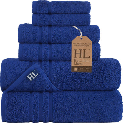 Washcloth Linen Set Premium Original Turkish Cotton, Hotel Quality for Maximum Softness & Absorbency for Face, Hand, Kitchen & Cleaning (Yellow, Washcloth Set)