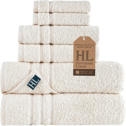 Washcloth Linen Set Premium Original Turkish Cotton, Hotel Quality for Maximum Softness & Absorbency for Face, Hand, Kitchen & Cleaning (Yellow, Washcloth Set)