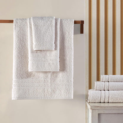 Washcloth Linen Set Premium Original Turkish Cotton, Hotel Quality for Maximum Softness & Absorbency for Face, Hand, Kitchen & Cleaning (Yellow, Washcloth Set)
