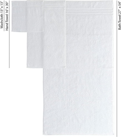 Washcloth Linen Set Premium Original Turkish Cotton, Hotel Quality for Maximum Softness & Absorbency for Face, Hand, Kitchen & Cleaning (Yellow, Washcloth Set)