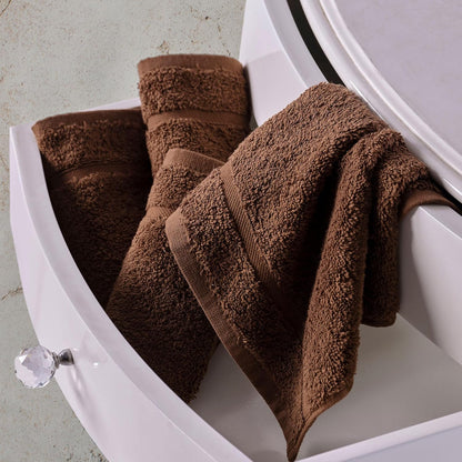 Washcloth Linen Set Premium Original Turkish Cotton, Hotel Quality for Maximum Softness & Absorbency for Face, Hand, Kitchen & Cleaning (Yellow, Washcloth Set)