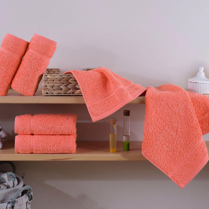 Washcloth Linen Set Premium Original Turkish Cotton, Hotel Quality for Maximum Softness & Absorbency for Face, Hand, Kitchen & Cleaning (Yellow, Washcloth Set)