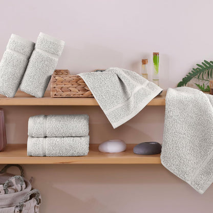 Washcloth Linen Set Premium Original Turkish Cotton, Hotel Quality for Maximum Softness & Absorbency for Face, Hand, Kitchen & Cleaning (Yellow, Washcloth Set)