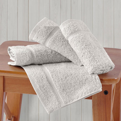 Washcloth Linen Set Premium Original Turkish Cotton, Hotel Quality for Maximum Softness & Absorbency for Face, Hand, Kitchen & Cleaning (Yellow, Washcloth Set)