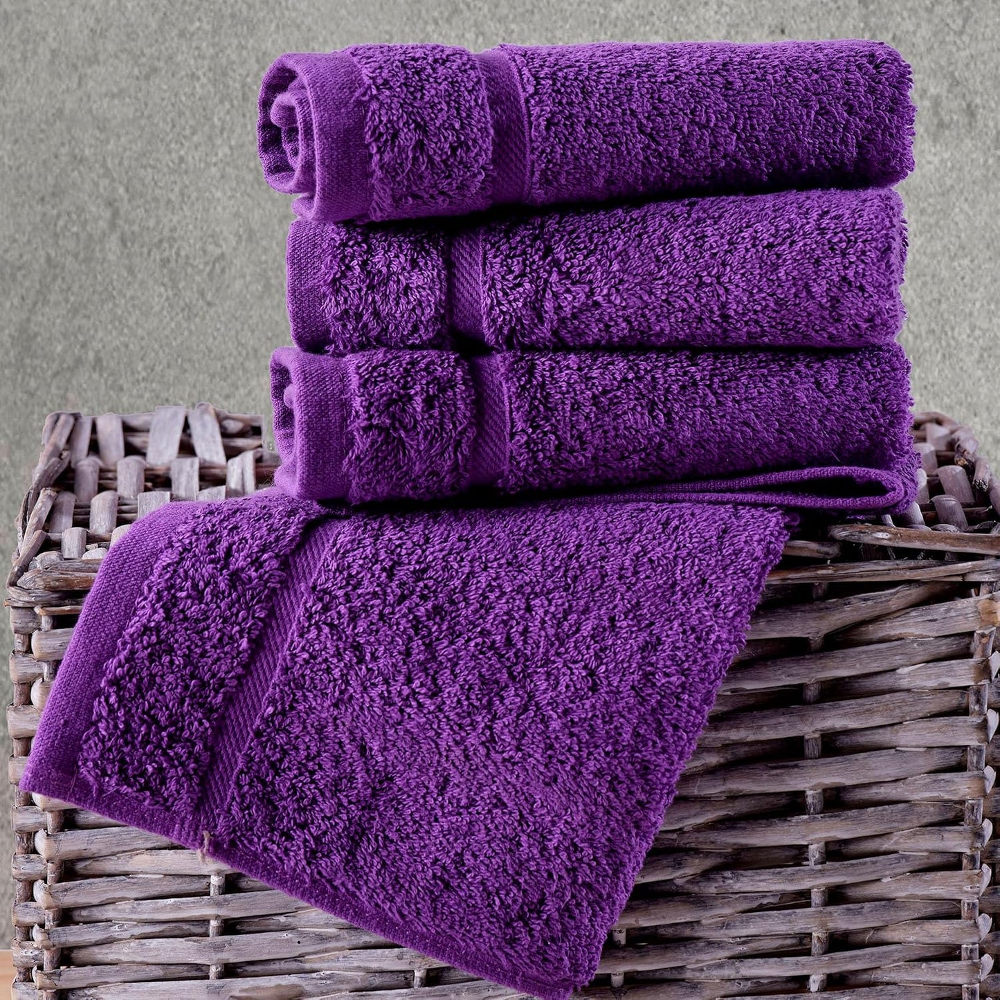 Washcloth Linen Set Premium Original Turkish Cotton, Hotel Quality for Maximum Softness & Absorbency for Face, Hand, Kitchen & Cleaning (Yellow, Washcloth Set)