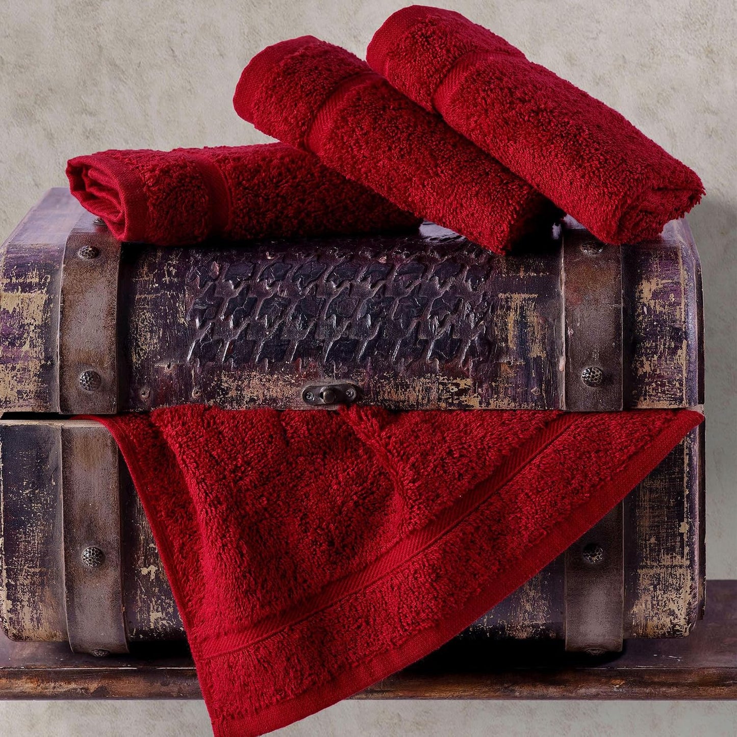 Washcloth Linen Set Premium Original Turkish Cotton, Hotel Quality for Maximum Softness & Absorbency for Face, Hand, Kitchen & Cleaning (Yellow, Washcloth Set)