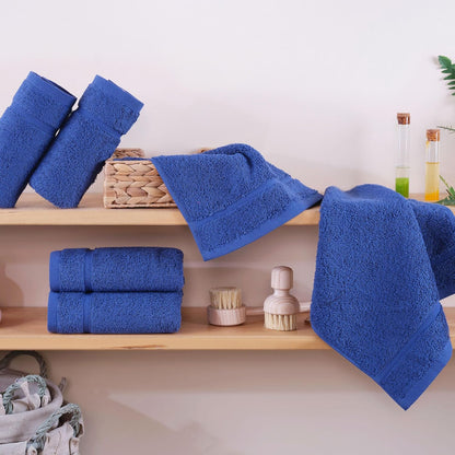 Washcloth Linen Set Premium Original Turkish Cotton, Hotel Quality for Maximum Softness & Absorbency for Face, Hand, Kitchen & Cleaning (Yellow, Washcloth Set)