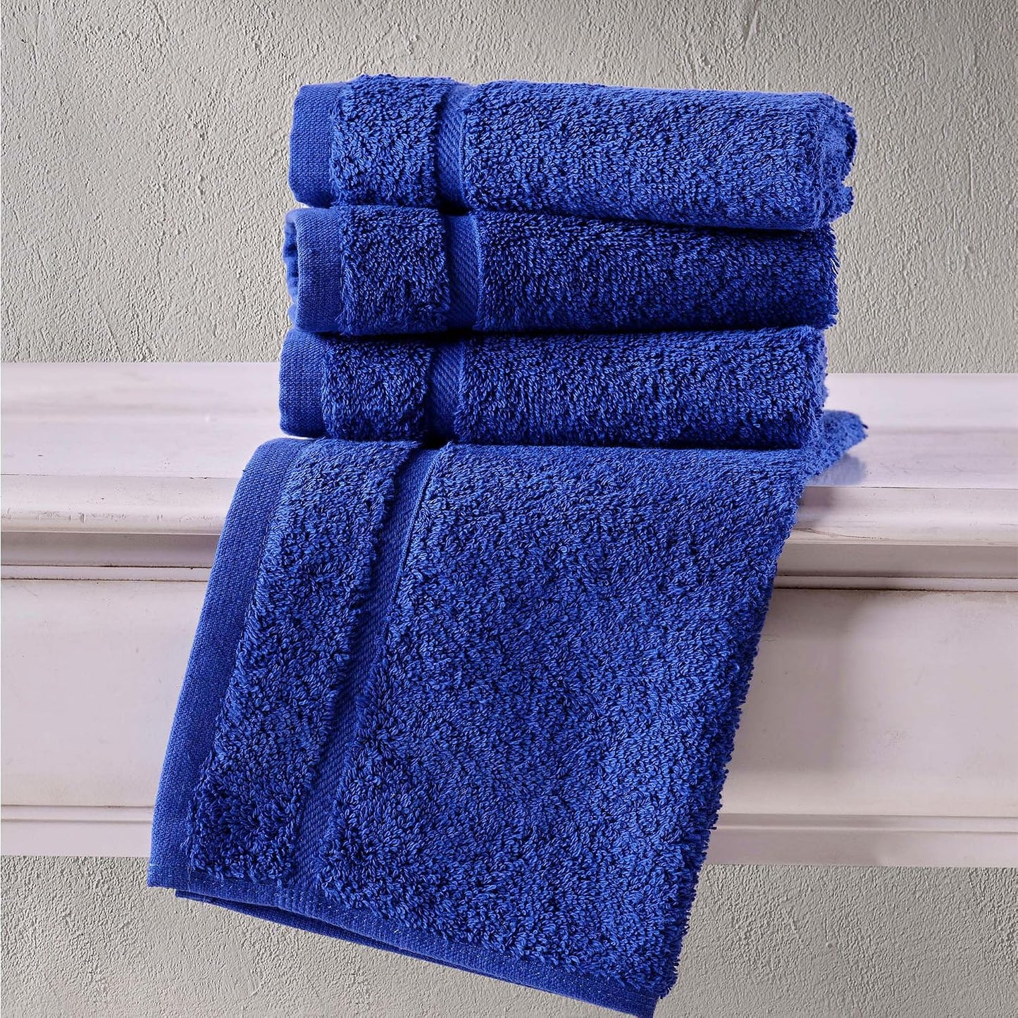 Washcloth Linen Set Premium Original Turkish Cotton, Hotel Quality for Maximum Softness & Absorbency for Face, Hand, Kitchen & Cleaning (Yellow, Washcloth Set)