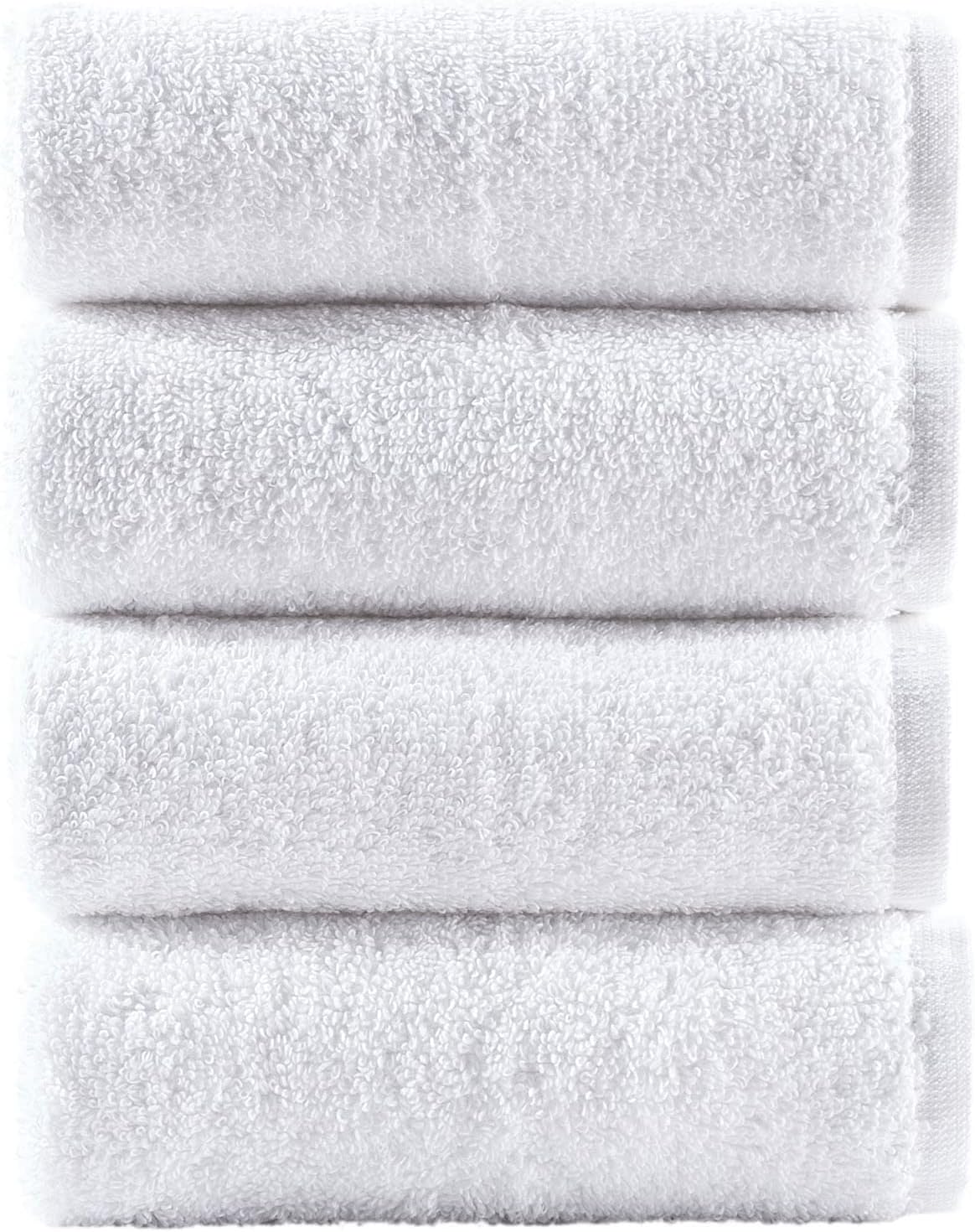 Washcloth Linen Set Premium Original Turkish Cotton, Hotel Quality for Maximum Softness & Absorbency for Face, Hand, Kitchen & Cleaning (Yellow, Washcloth Set)