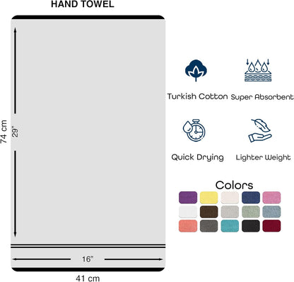 Washcloth Linen Set Premium Original Turkish Cotton, Hotel Quality for Maximum Softness & Absorbency for Face, Hand, Kitchen & Cleaning (Yellow, Washcloth Set)