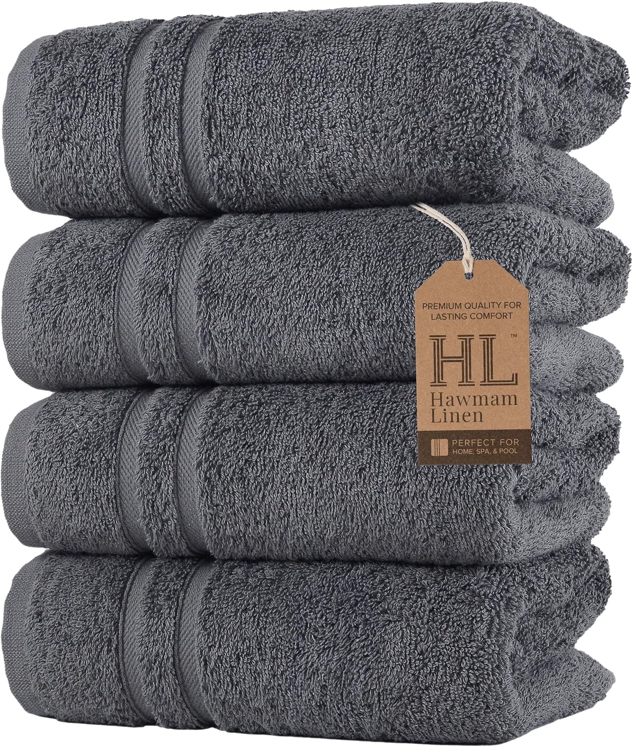 Washcloth Linen Set Premium Original Turkish Cotton, Hotel Quality for Maximum Softness & Absorbency for Face, Hand, Kitchen & Cleaning (Yellow, Washcloth Set)