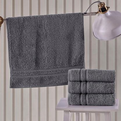 Washcloth Linen Set Premium Original Turkish Cotton, Hotel Quality for Maximum Softness & Absorbency for Face, Hand, Kitchen & Cleaning (Yellow, Washcloth Set)