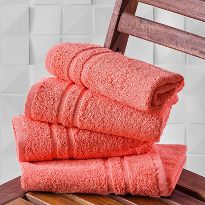 Washcloth Linen Set Premium Original Turkish Cotton, Hotel Quality for Maximum Softness & Absorbency for Face, Hand, Kitchen & Cleaning (Yellow, Washcloth Set)