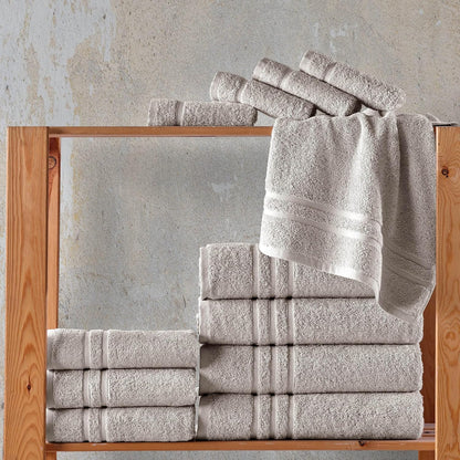Washcloth Linen Set Premium Original Turkish Cotton, Hotel Quality for Maximum Softness & Absorbency for Face, Hand, Kitchen & Cleaning (Yellow, Washcloth Set)