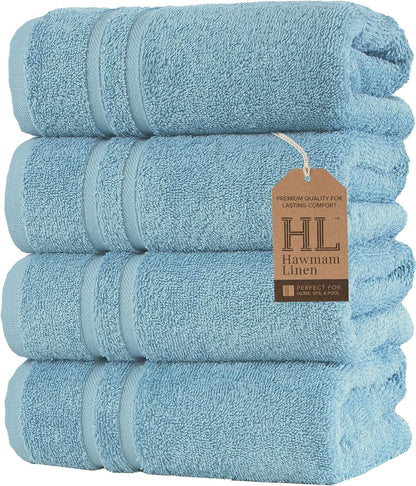 Washcloth Linen Set Premium Original Turkish Cotton, Hotel Quality for Maximum Softness & Absorbency for Face, Hand, Kitchen & Cleaning (Yellow, Washcloth Set)