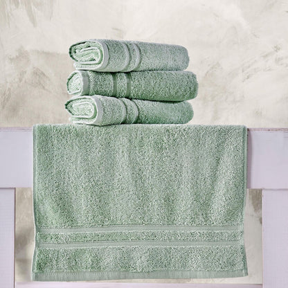 Washcloth Linen Set Premium Original Turkish Cotton, Hotel Quality for Maximum Softness & Absorbency for Face, Hand, Kitchen & Cleaning (Yellow, Washcloth Set)