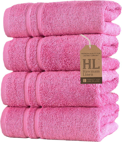 Washcloth Linen Set Premium Original Turkish Cotton, Hotel Quality for Maximum Softness & Absorbency for Face, Hand, Kitchen & Cleaning (Yellow, Washcloth Set)