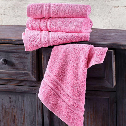 Washcloth Linen Set Premium Original Turkish Cotton, Hotel Quality for Maximum Softness & Absorbency for Face, Hand, Kitchen & Cleaning (Yellow, Washcloth Set)