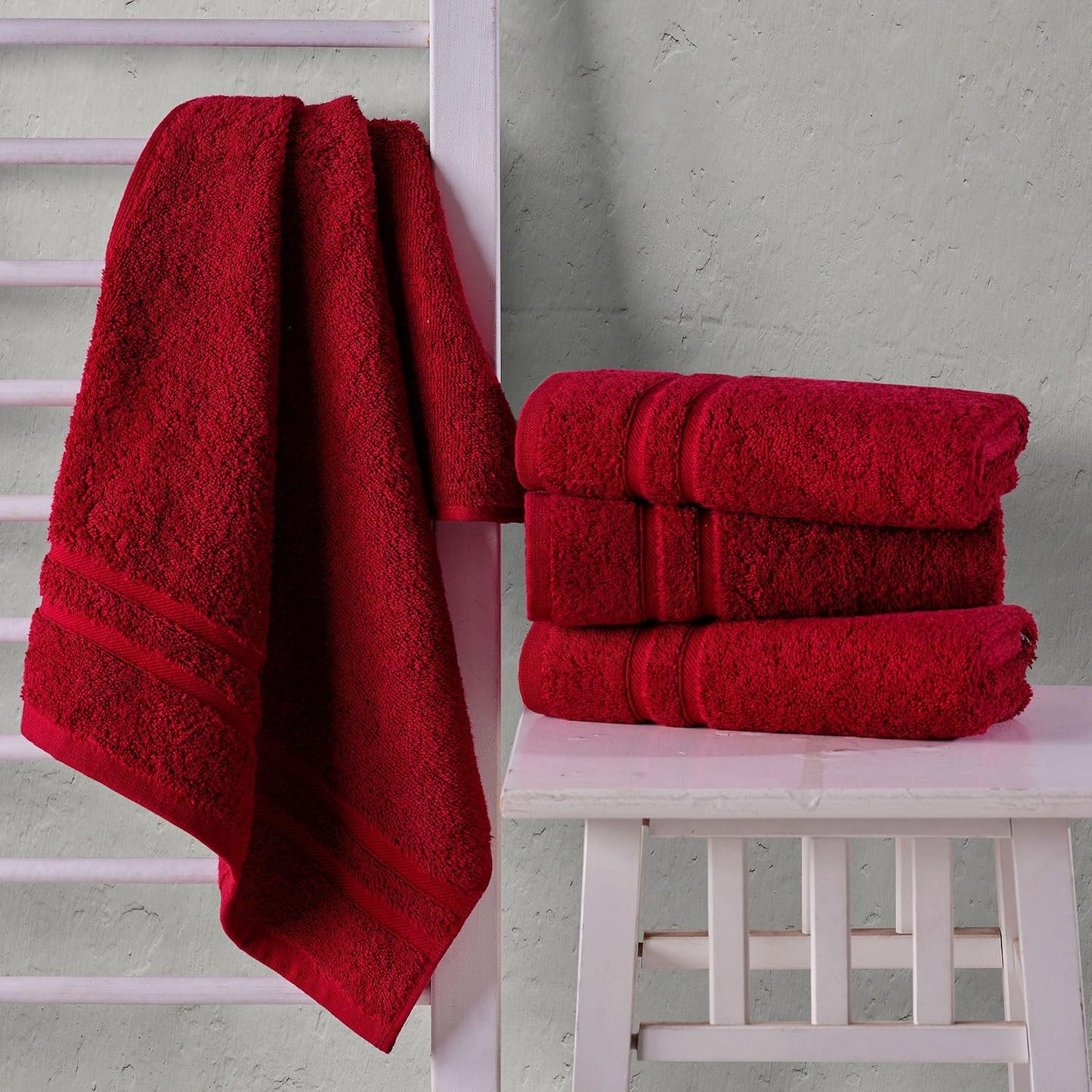 Washcloth Linen Set Premium Original Turkish Cotton, Hotel Quality for Maximum Softness & Absorbency for Face, Hand, Kitchen & Cleaning (Yellow, Washcloth Set)