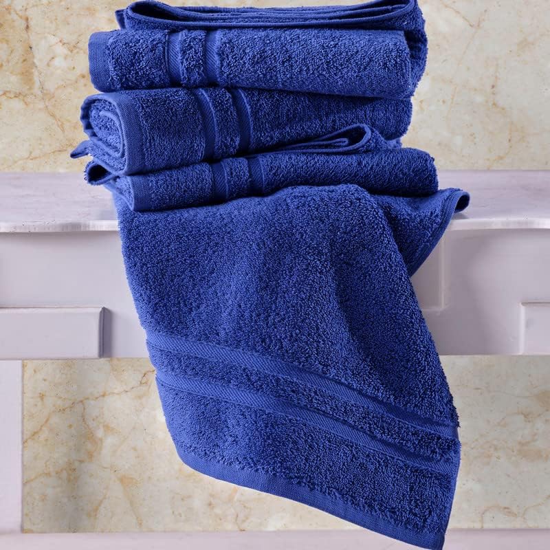 Washcloth Linen Set Premium Original Turkish Cotton, Hotel Quality for Maximum Softness & Absorbency for Face, Hand, Kitchen & Cleaning (Yellow, Washcloth Set)