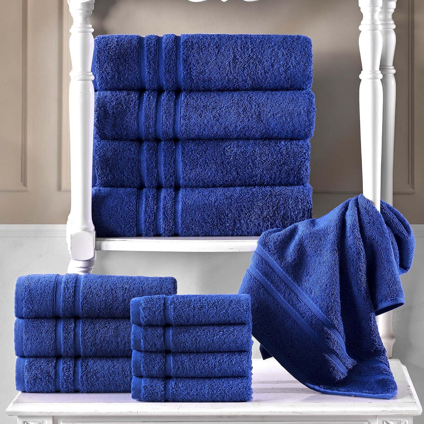 Washcloth Linen Set Premium Original Turkish Cotton, Hotel Quality for Maximum Softness & Absorbency for Face, Hand, Kitchen & Cleaning (Yellow, Washcloth Set)