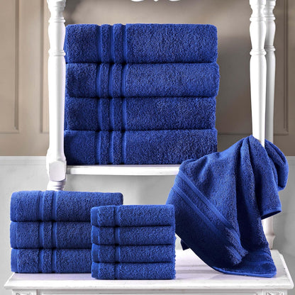 Washcloth Linen Set Premium Original Turkish Cotton, Hotel Quality for Maximum Softness & Absorbency for Face, Hand, Kitchen & Cleaning (Yellow, Washcloth Set)