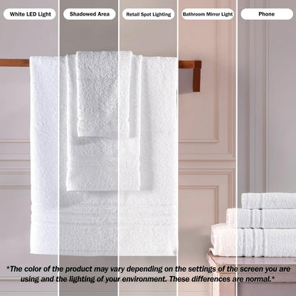 Washcloth Linen Set Premium Original Turkish Cotton, Hotel Quality for Maximum Softness & Absorbency for Face, Hand, Kitchen & Cleaning (Yellow, Washcloth Set)