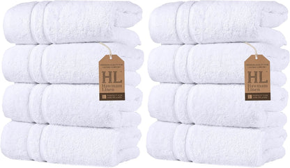 Washcloth Linen Set Premium Original Turkish Cotton, Hotel Quality for Maximum Softness & Absorbency for Face, Hand, Kitchen & Cleaning (Yellow, Washcloth Set)