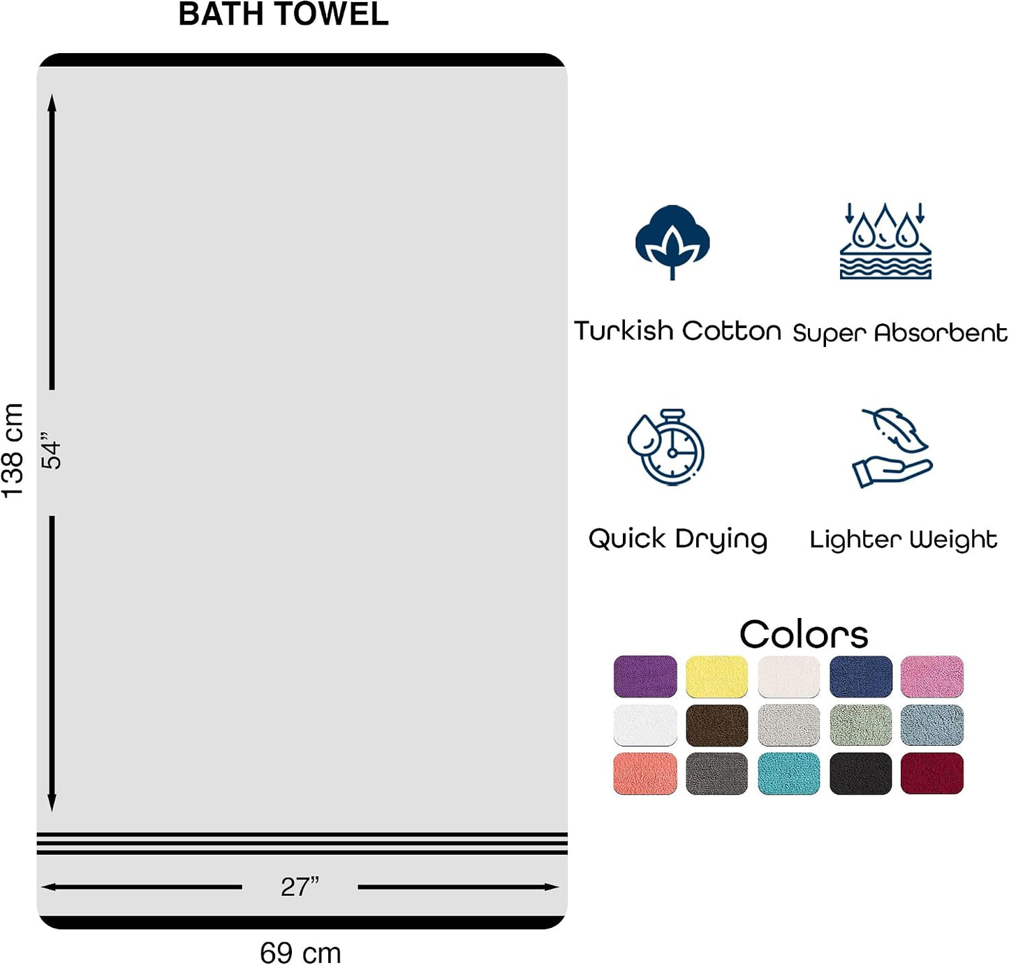 Washcloth Linen Set Premium Original Turkish Cotton, Hotel Quality for Maximum Softness & Absorbency for Face, Hand, Kitchen & Cleaning (Yellow, Washcloth Set)