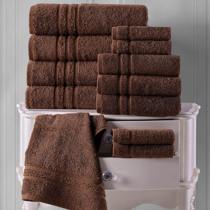 Washcloth Linen Set Premium Original Turkish Cotton, Hotel Quality for Maximum Softness & Absorbency for Face, Hand, Kitchen & Cleaning (Yellow, Washcloth Set)
