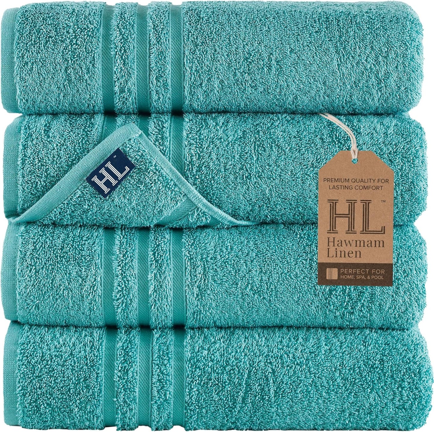 Washcloth Linen Set Premium Original Turkish Cotton, Hotel Quality for Maximum Softness & Absorbency for Face, Hand, Kitchen & Cleaning (Yellow, Washcloth Set)