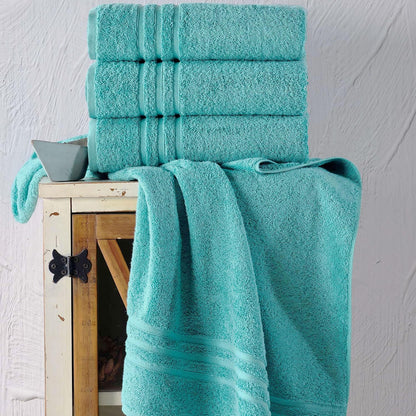 Washcloth Linen Set Premium Original Turkish Cotton, Hotel Quality for Maximum Softness & Absorbency for Face, Hand, Kitchen & Cleaning (Yellow, Washcloth Set)