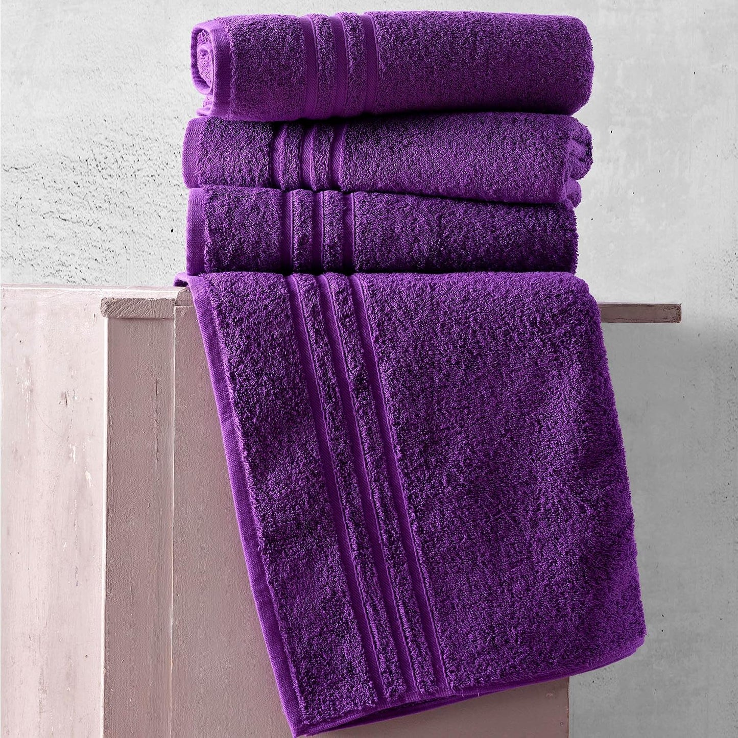 Washcloth Linen Set Premium Original Turkish Cotton, Hotel Quality for Maximum Softness & Absorbency for Face, Hand, Kitchen & Cleaning (Yellow, Washcloth Set)