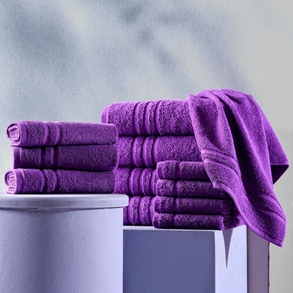 Washcloth Linen Set Premium Original Turkish Cotton, Hotel Quality for Maximum Softness & Absorbency for Face, Hand, Kitchen & Cleaning (Yellow, Washcloth Set)