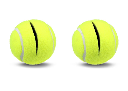AMERICAN HOSPITAL SUPPLY AHS Tennis Balls for Walker Legs Tennis Balls for Walkers for Seniors Complete Support & Surface Protection | Pair of 2 Precut (Yellow)