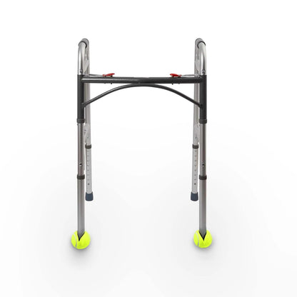 AMERICAN HOSPITAL SUPPLY AHS Tennis Balls for Walker Legs Tennis Balls for Walkers for Seniors Complete Support & Surface Protection | Pair of 2 Precut (Yellow)
