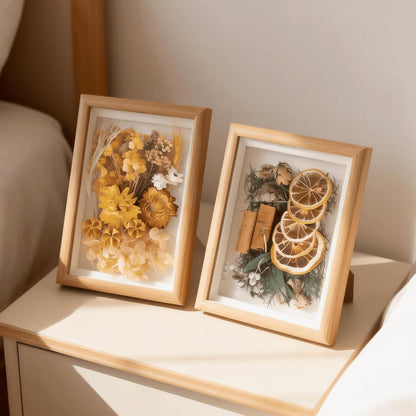 2PCS Dried Flowers Kit, Natural Dried Flowers Kit for DIY Crafts, Scrapbook, Card Making (Style6_10)
