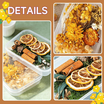 2PCS Dried Flowers Kit, Natural Dried Flowers Kit for DIY Crafts, Scrapbook, Card Making (Style6_10)