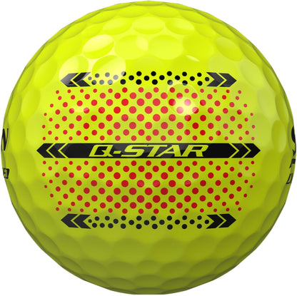 Q-Star Ultispeed Track Alignment Aid Golf Balls