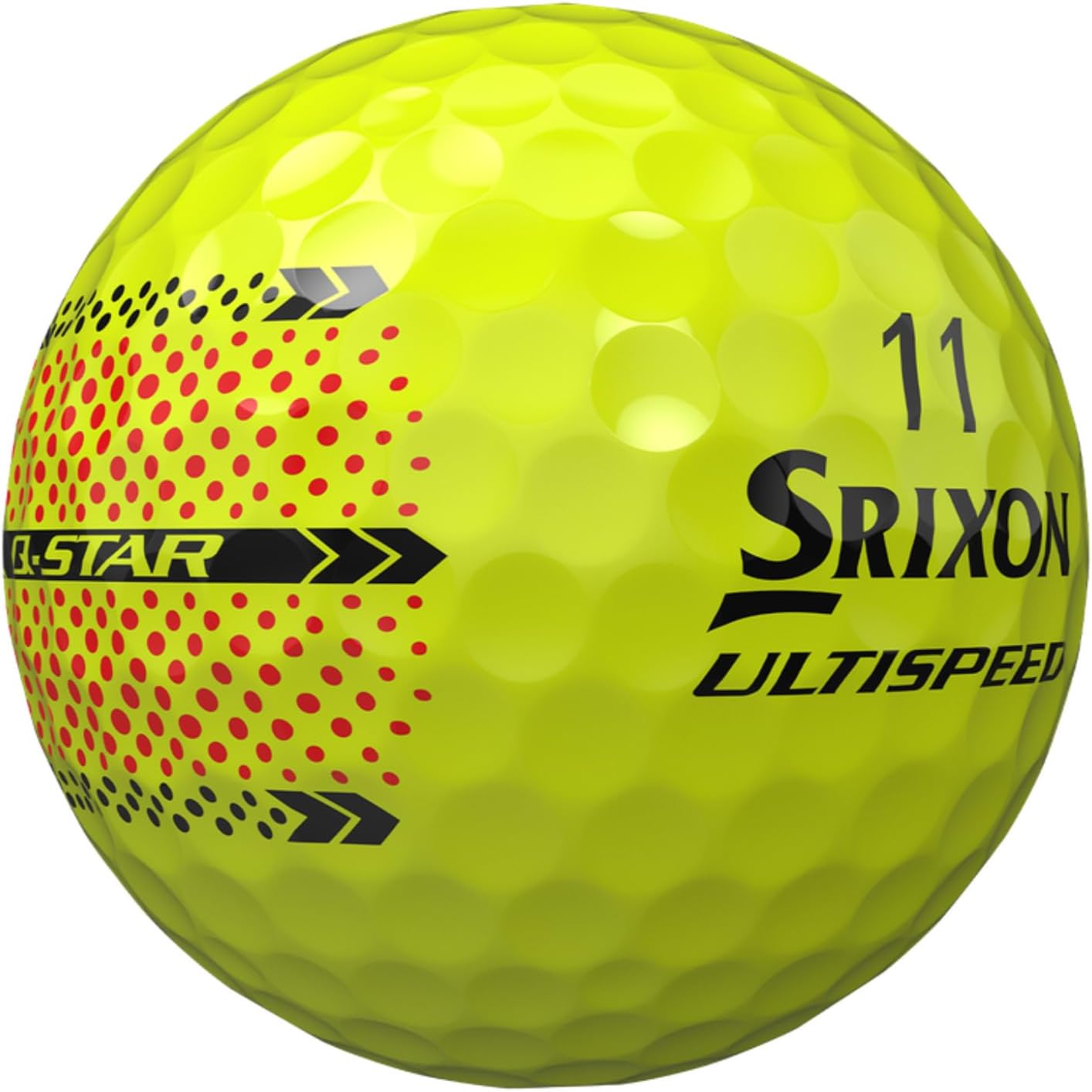 Q-Star Ultispeed Track Alignment Aid Golf Balls